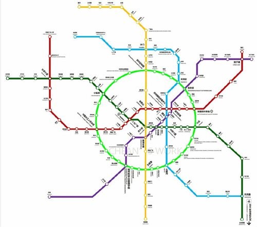 郑州地铁线路图2021下载