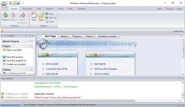 Passcape Wireless Password Recovery(网络密码工具)